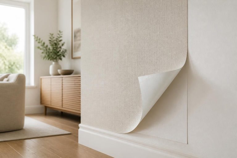 Peel-and-Stick Wallpaper Installation